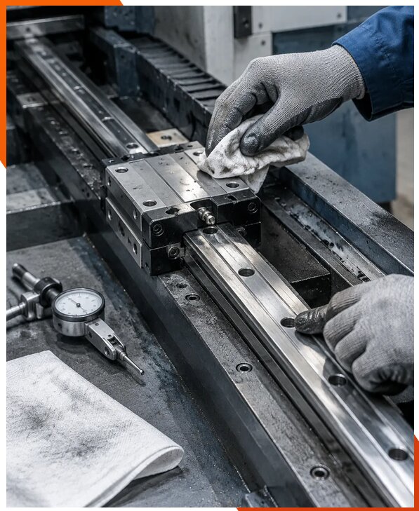Ремонт линейных направляющих станков в Каспийске